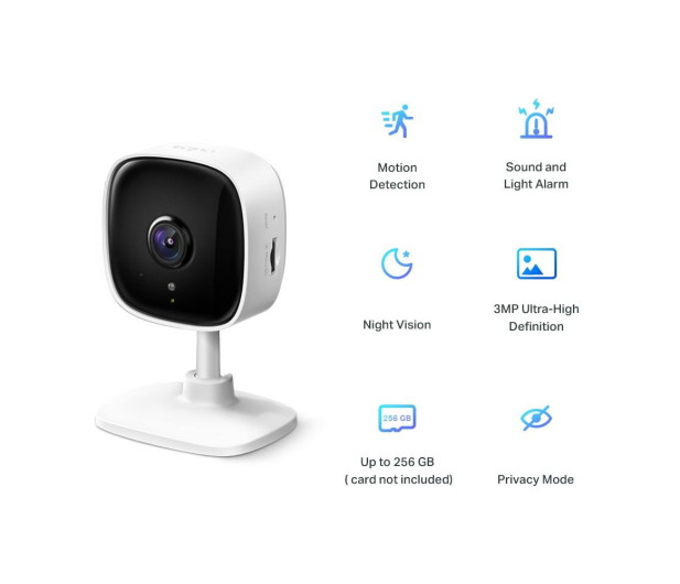 TP-Link Tapo C110 3Mpx LED IR (dzień/noc) - 659277 - zdjęcie 3